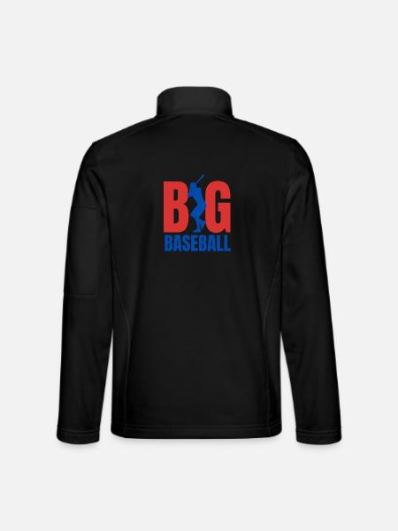 Baseball BIG - Unisex Softshell Jacket - black