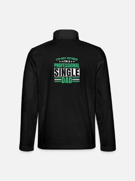 Ich bin nicht im Ruhestand, ich bin ein profession - Unisex Softshelljacke - Schwarz - Hinten