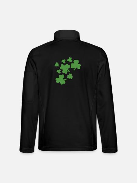 Kleeblatt - Unisex Softshelljacke - Schwarz