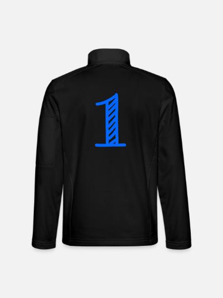 1. 1 JAHR. 1. JAHRESTAG. 1 JAHR GEBURTSTAG - Unisex Softshelljacke - Schwarz
