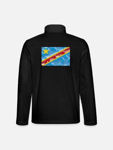 Land Kongo - Unisex Softshelljacke - Schwarz - Hinten