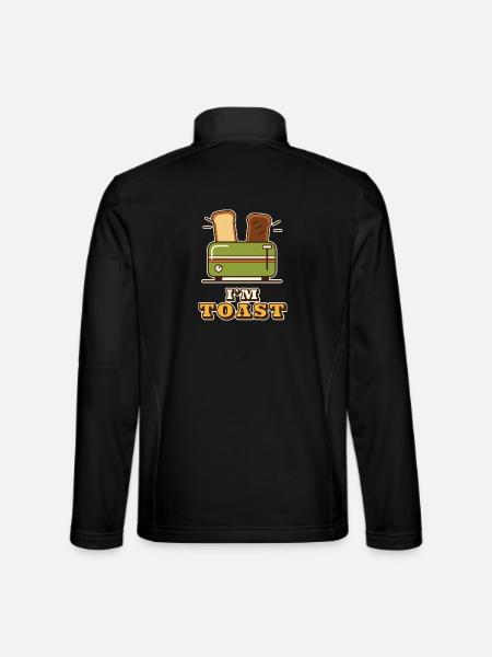 Ich bin erledigt - Unisex Softshelljacke - Schwarz - Hinten