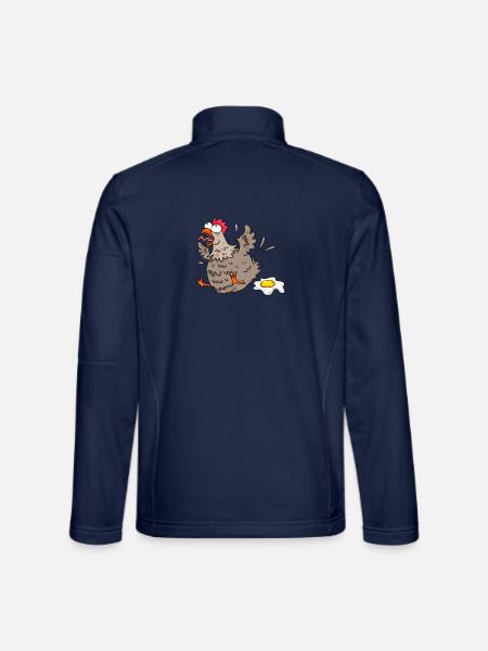 Funny chicken - Unisex Softshell Jacket - navy