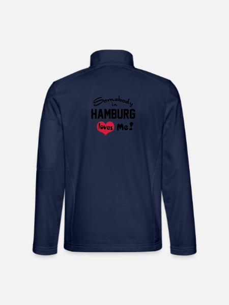 hamburg - Unisex Softshelljacke - Navy