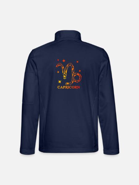 Steinbock - Unisex Softshelljacke - Navy - Hinten