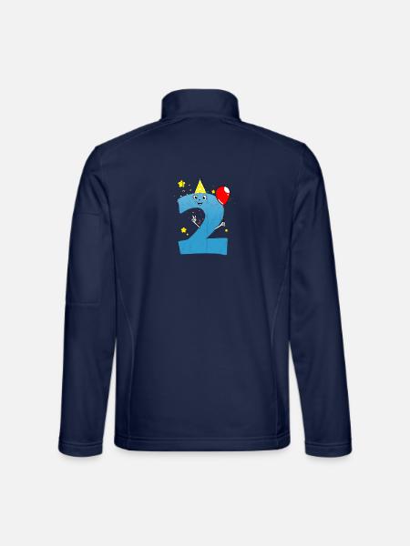2 Birthday Boys Vintage - Unisex Softshelljacke - Navy