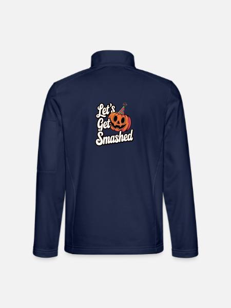 Let's Get Smashed - Unisex Softshell Jacket - navy