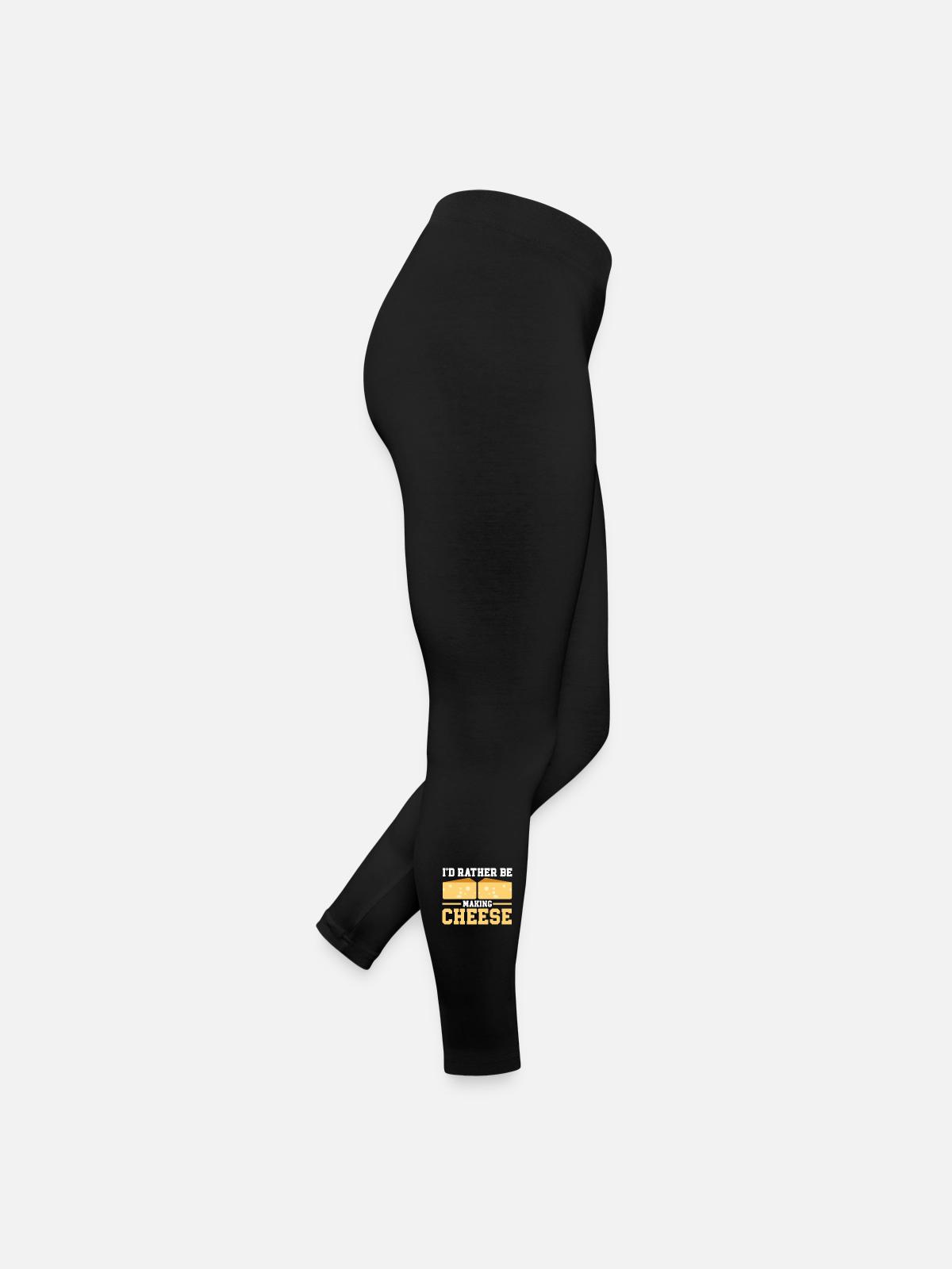 Cheese Making Cheese Lover - Women’s Jersey Leggings - black - Right