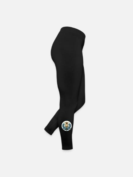 Trident Symbol - Women’s Jersey Leggings - black - Right