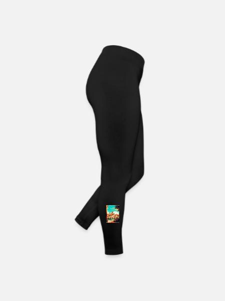 Córdoba Spanien Vintage Reiseplakat WPA Souvenir - Frauen Jersey Leggings - Schwarz - Rechts