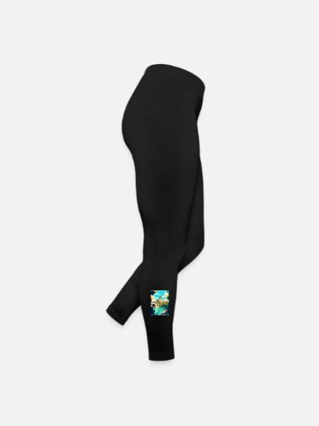 Avignon Frankreich Vintage Reiseplakat Souvenir WPA - Frauen Jersey Leggings - Schwarz - Rechts