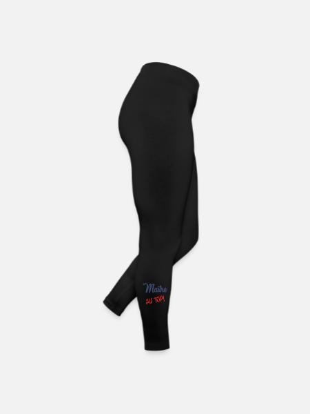 MASTER AT THE TOP - Women’s Jersey Leggings - black - Right