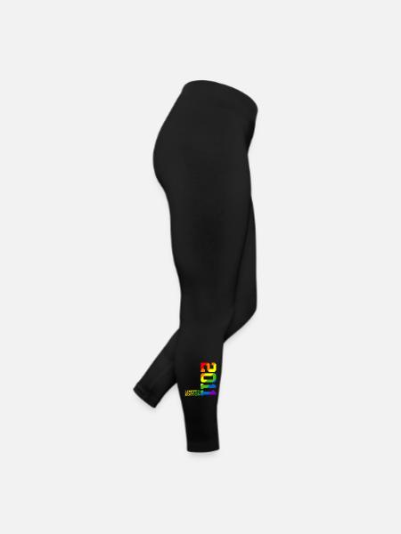 LGBTQ 2011 REGENBOGEN QUEER 14. GEBURTSTAG PRIDE - Frauen Jersey Leggings - Schwarz - Rechts
