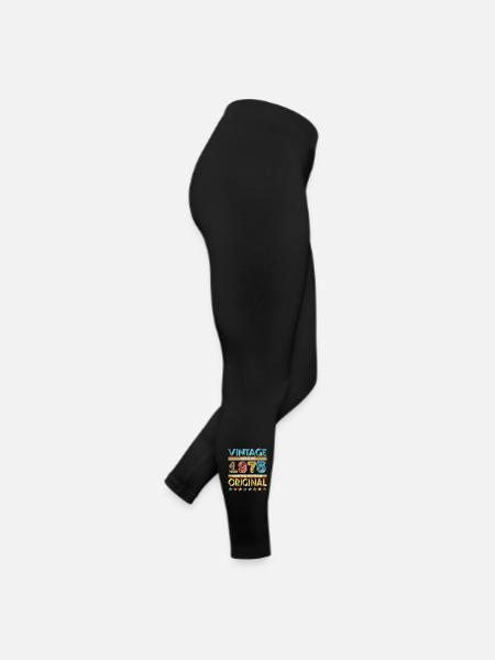 1975 - Frauen Jersey Leggings - Schwarz