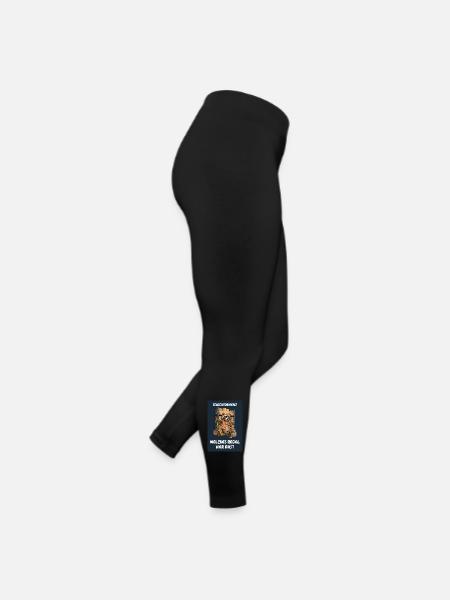 Schichtdemenz Lager – Welches Regal war das? - Frauen Jersey Leggings - Schwarz - Rechts
