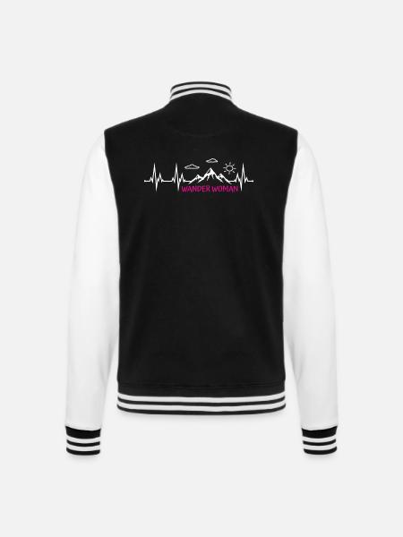 Wander Woman Wanderwoman - College-Sweatjacke - Schwarz/Weiß