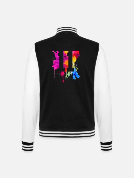 11 ANS 11E ANNIVERSAIRE - Veste Teddy - noir/blanc