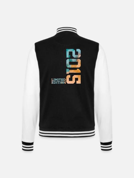 11. GEBURTSTAG LIMITED EDITION 2015 - College-Sweatjacke - Schwarz/Weiß
