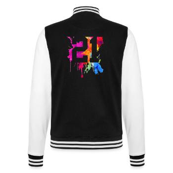 21 JAHRE 21. GEBURTSTAG - College-Sweatjacke - Schwarz/Weiß - Hinten - Marisol (170cm)