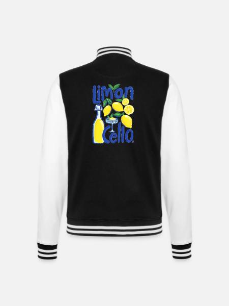 Design cool - Veste Teddy - noir/blanc