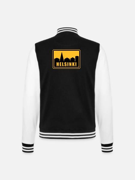 Helsinki - Veste Teddy - noir/blanc
