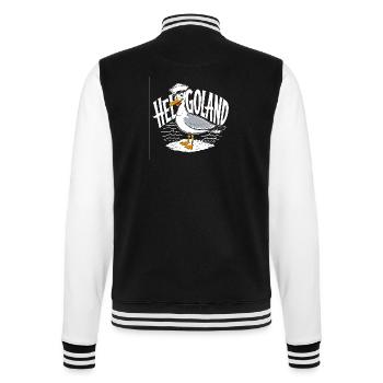 Helgoland - Möwe - College-Sweatjacke - Schwarz/Weiß - Hinten - Marisol (170cm)
