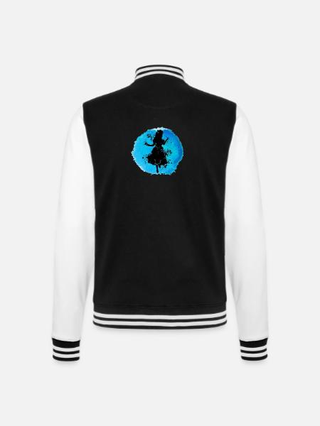 Alice in Underground - College Sweat Jacket - black/white