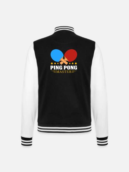 Ping-pong - Veste Teddy - noir/blanc