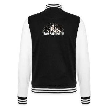 Team Far North | Nordland | North - College Sweat Jacket - black/white - Back - Marisol (170cm)