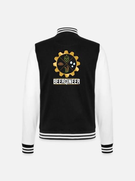 Beergineer Brau-Gear Emblem - College Sweat Jacket - 
