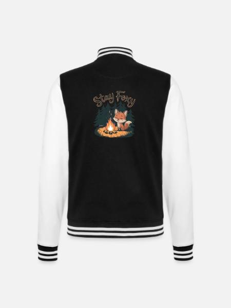 Bleib fuchsig - College-Sweatjacke - 