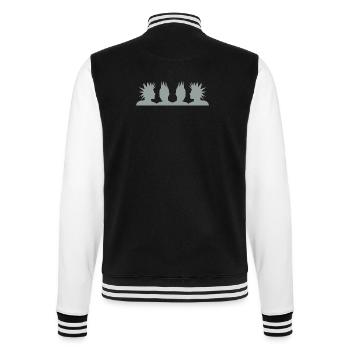 Punk Heads - College-Sweatjacke - Schwarz/Weiß - Hinten - Marisol (170cm)