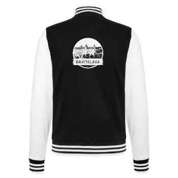 Bratislava City - College-Sweatjacke - Schwarz/Weiß - Hinten - Marisol (170cm)