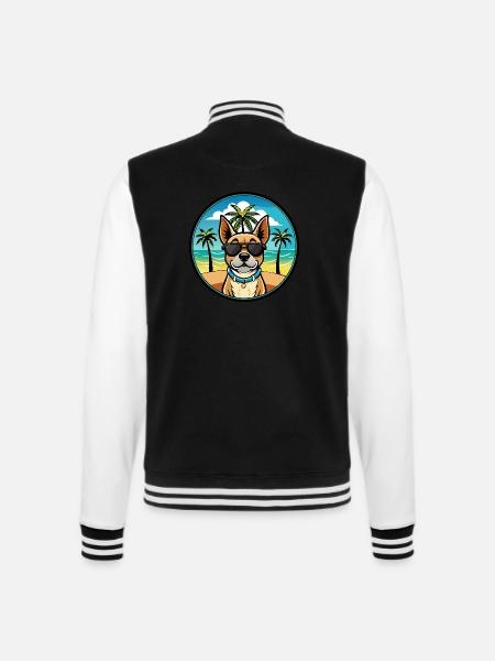Braque Du Bourbonnais Hunderasse Cartoon Sonnenbrille - College-Sweatjacke - 