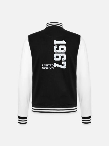 59TH BIRTHDAY LIMITED EDITION 1967 - College Sweat Jacket - black/white