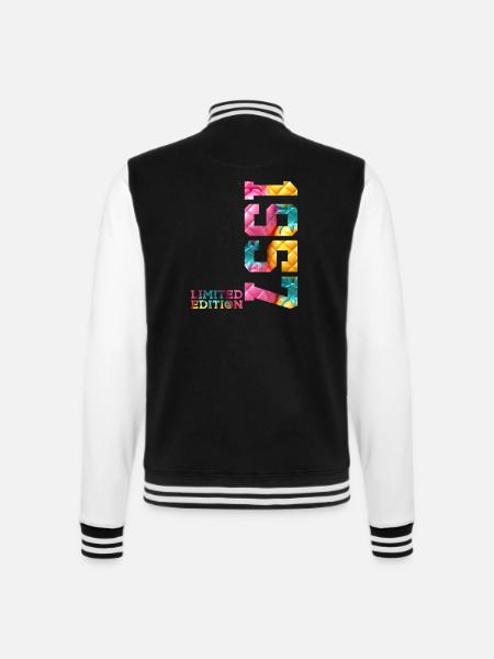 69E ANNIVERSAIRE ÉDITION LIMITÉE 1957 - Veste Teddy - noir/blanc