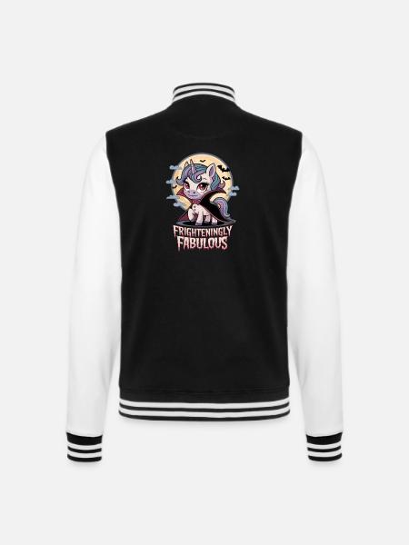 Beängstigend fabelhaft - College-Sweatjacke - Schwarz/Weiß