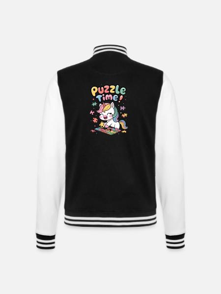 Puzzle Time! - College Sweat Jacket -