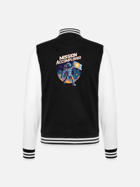 Mission Accomplished - College Sweat Jacket - black/white