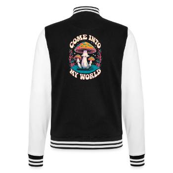 Come into my World - College-Sweatjacke - Schwarz/Weiß - Hinten - Marisol (170cm)