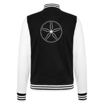 Felge 2 - College-Sweatjacke - Schwarz/Weiß - Hinten - Marisol (170cm)