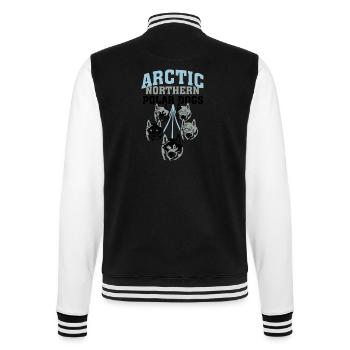 Arctic Northern Polar Dogs - College-Sweatjacke - Schwarz/Weiß - Hinten - Marisol (170cm)