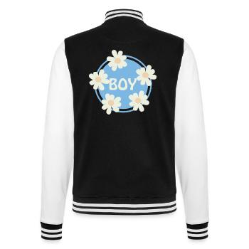 Boy - College-Sweatjacke - Schwarz/Weiß - Hinten - Marisol (170cm)