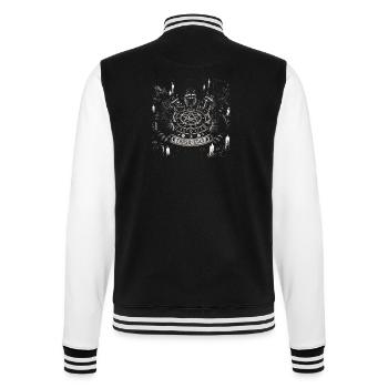Waschbär Trash Cult Gothic Raccoon Halloween Spook - College-Sweatjacke - Schwarz/Weiß - Hinten - Marisol (170cm)