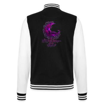 Read Dark Romance Cry Repeat Gothic Shirt - College-Sweatjacke - Schwarz/Weiß - Hinten - Marisol (170cm)