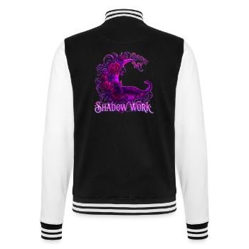Doing My Shadow Work Witch Shirt - College-Sweatjacke - Schwarz/Weiß - Hinten - Marisol (170cm)