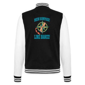 Mein Kompass Line Dance - College-Sweatjacke - Schwarz/Weiß - Hinten - Marisol (170cm)