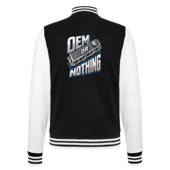 USDM USA Autos OEM Of Nothing - College-Sweatjacke - Schwarz/Weiß - Hinten - Marisol (170cm)