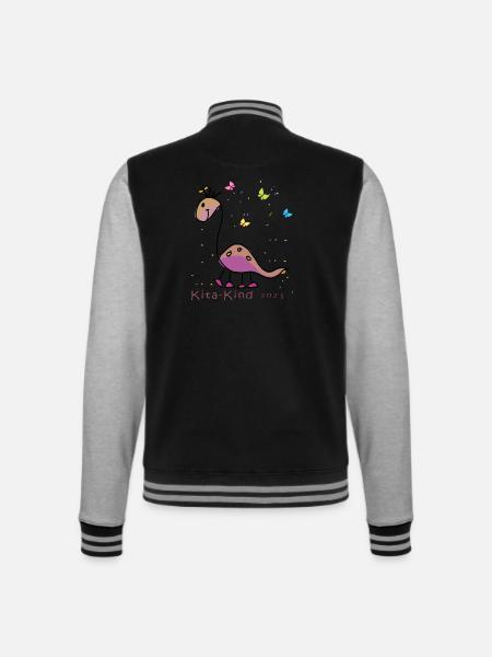 Kindergarten 2023 - College Sweat Jacket - black/heather grey