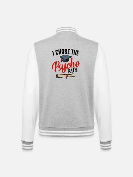 psychologue - Veste Teddy - gris chiné / blanc